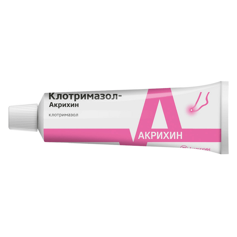 Клотримазол-Акрихин 1% мазь для наружного применения 30 г