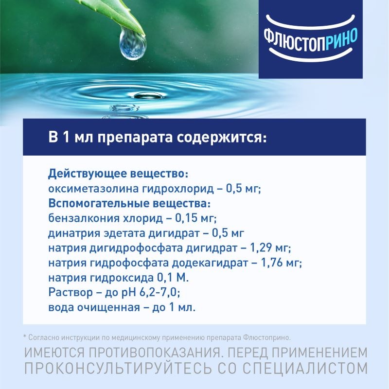 Флюстоприно 0,05% спрей назальный 20 мл