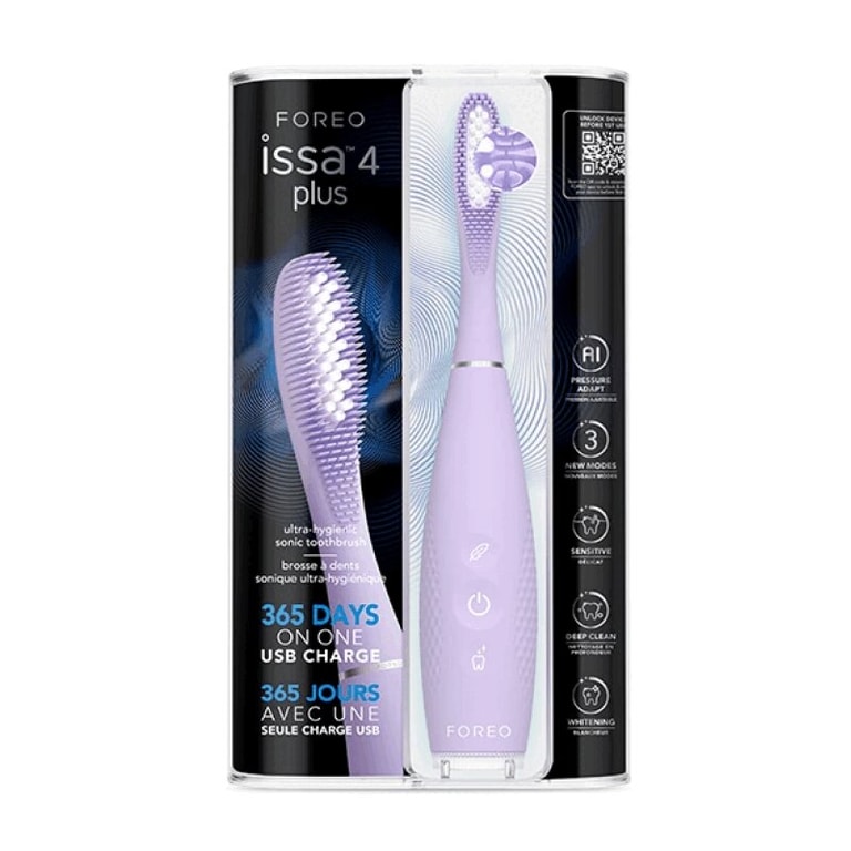 Foreo ИССА 4 плюс Щетка зубная звуковая гибридная лавандовый