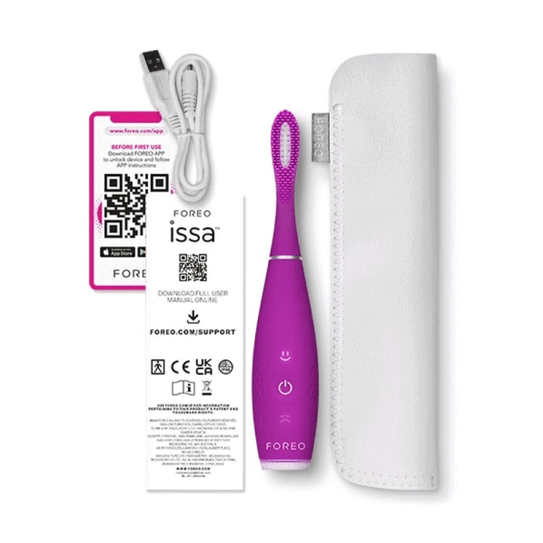 Foreo ИССА 4 смайл Щетка зубная звуковая гибридная энчантед вайлет