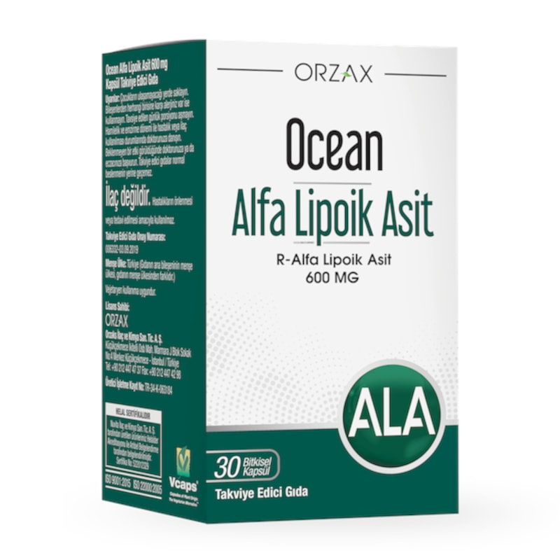 Orzax Ocean Alfa Lipoic Asit капсулы 30 шт