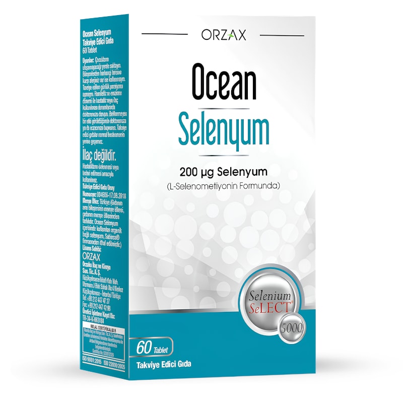 Orzax Ocean Селен 200 мкг таблетки 60 шт