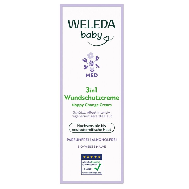 Weleda Baby Крем под подгузник для гиперчувствительной кожи с алтеем 50 мл