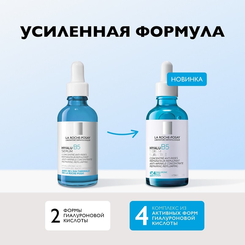 La Roche-Posay Hyalu B5 Сыворотка увлажняющая концентрированная для лица против морщин 50 мл