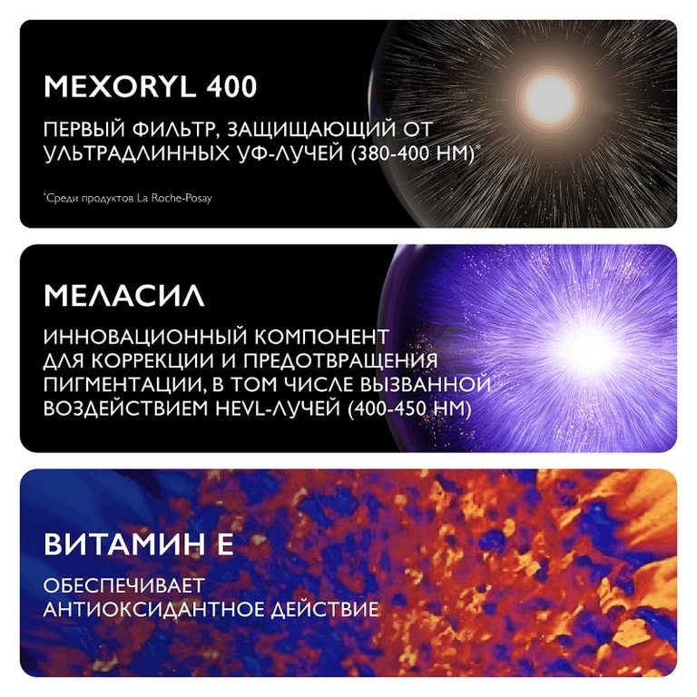 La Roche-Posay Anthelios UVMUNE 400+ Флюид солнцезащитный для лица против пигментации SPF 50+ 50 мл