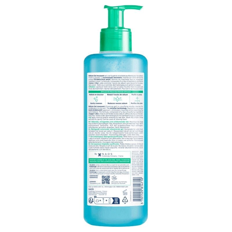 Bioderma Sebium Гель для умывания для жирной и проблемной кожи 500 мл