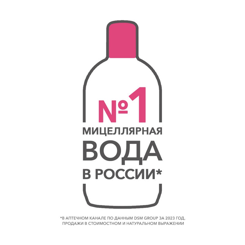 Bioderma Sensibio Н2О Вода мицеллярная для чувствительной кожи лица 500 мл