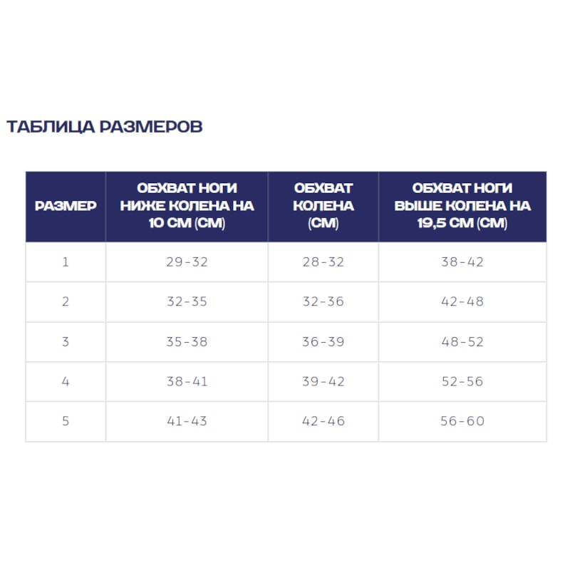 УНГА Наколенник компрессионный УНГА-РУС размер 4