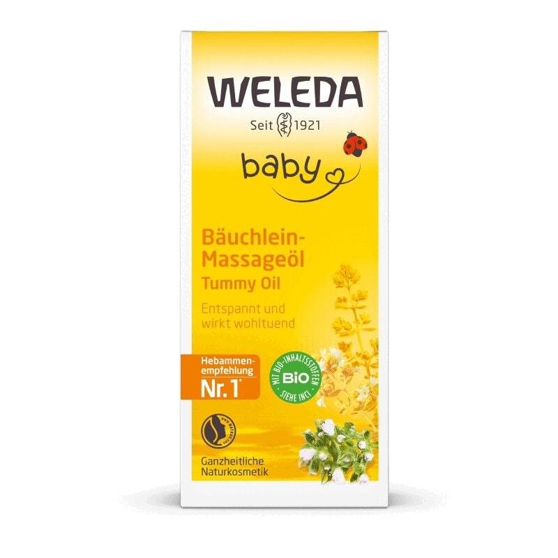 Weleda Baby Масло для массажа животика младенца 50 мл