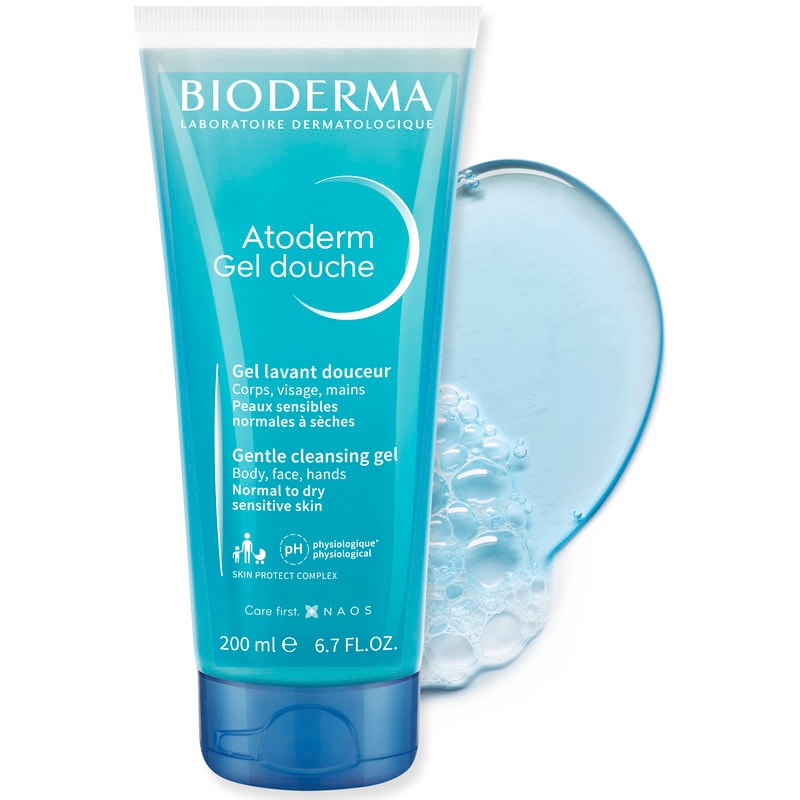 Bioderma Atoderm Гель для душа очищающий для сухой и нормальной кожи 200 мл