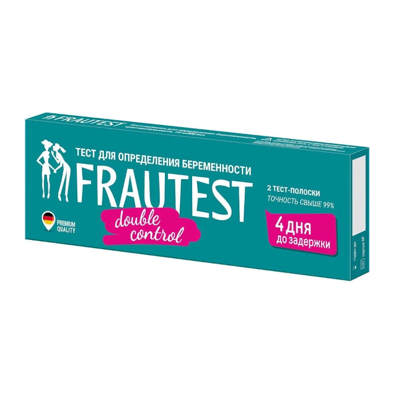Frautest Double Control Тест на определение беременности тест-полоска 2 шт
