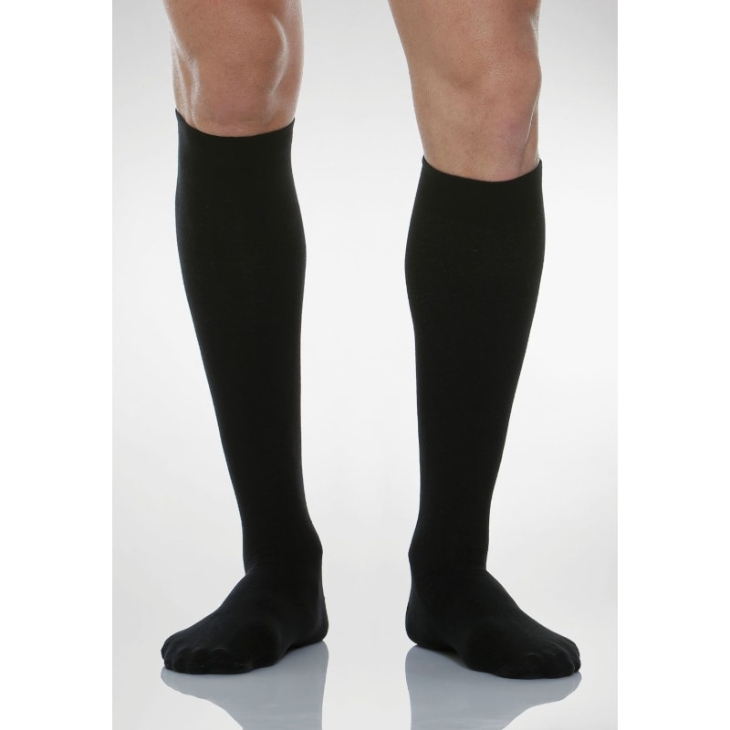 Relaxsan Гольфы компрессионные с хлопком мужские Cotton Socks 2 класс компресии размер 5 Черные
