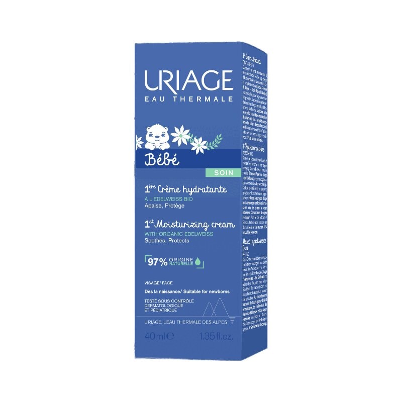 Uriage Bebe Первый крем для лица увлажняющий защитный для детей и новорожденных 40 мл