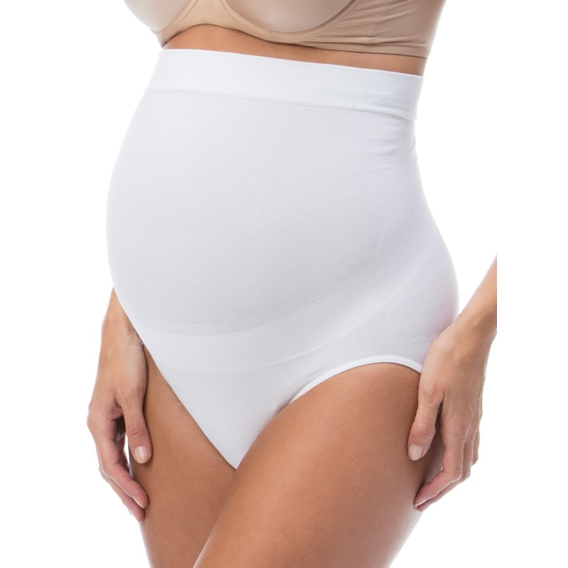RelaxMaternity Бандаж-трусики дородовый с хлопком размер S Белый