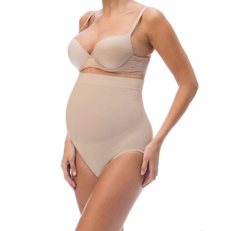 RelaxMaternity Бандаж-трусики дородовый с хлопком размер S Бежевый