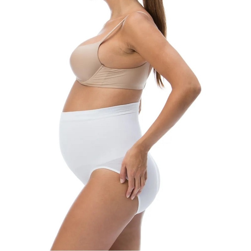 RelaxMaternity Бандаж-трусики послеродовый с хлопком размер М Белый