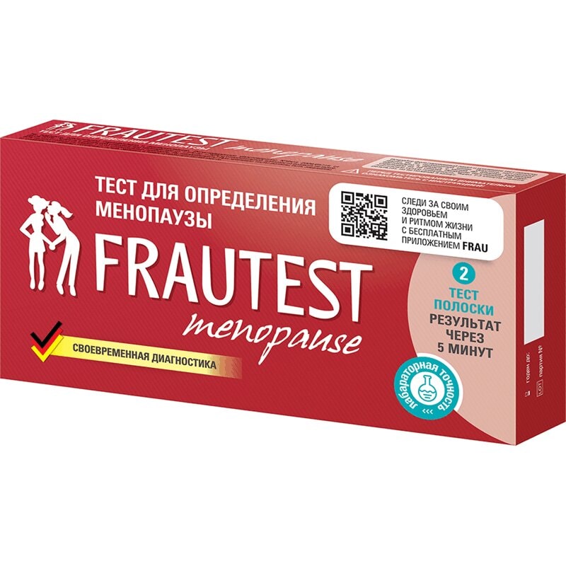 Frautest Menopause Тест на определение менопаузы тест-полоска 2 шт