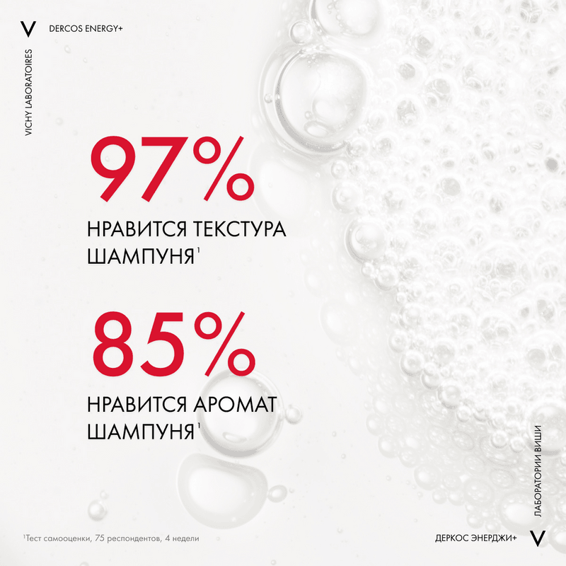 Vichy Dercos Energy+ Шампунь тонизирующий против выпадения и истончения волос 400 мл