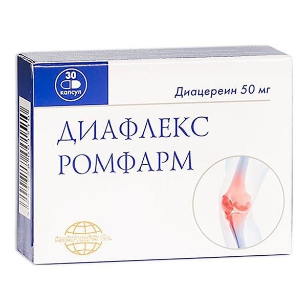 Диафлекс Ромфарм 50 мг капсулы 30 шт