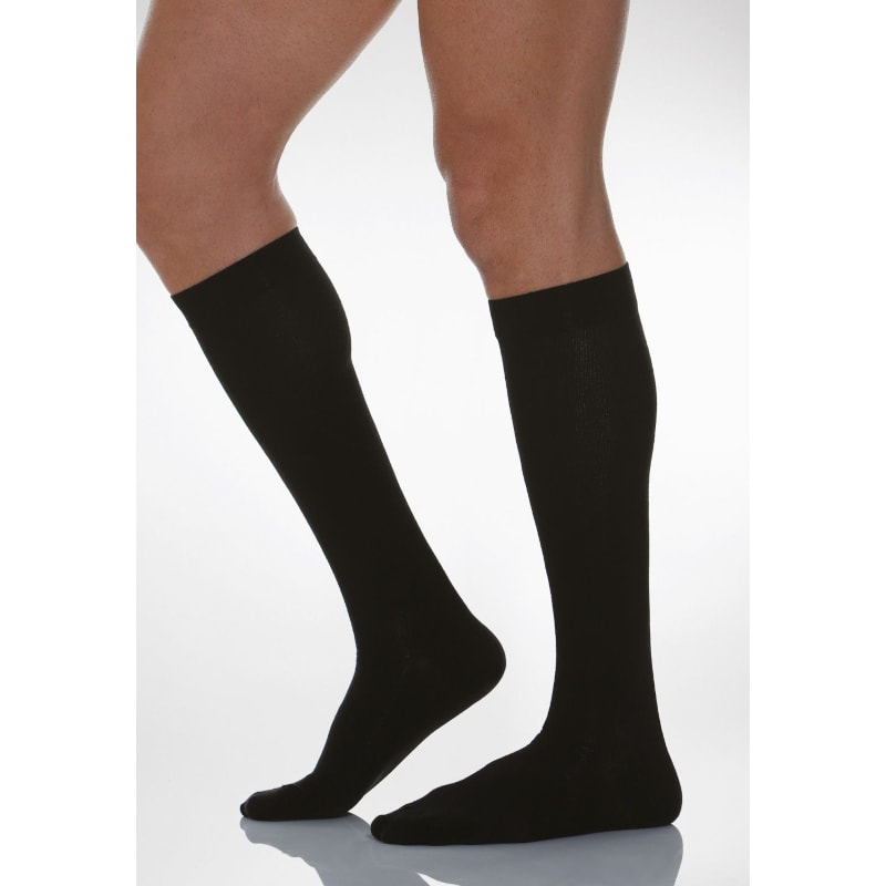 Relaxsan Гольфы компрессионные с хлопком мужские Cotton Socks 1 класс компресии 140 den размер 5 Черные