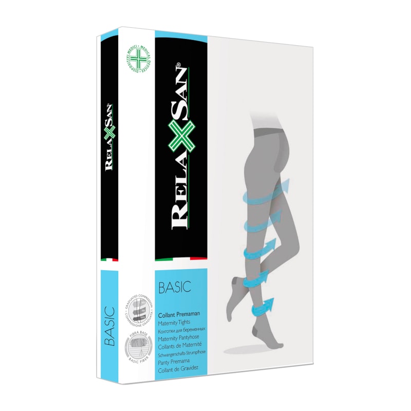 Relaxsan Maternity Колготки компрессионные для беременных 1 класс компрессии 140 den размер 5 Черные