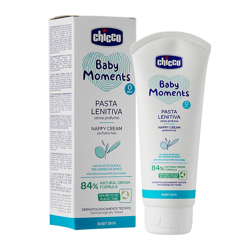 Chicco Baby Moments Крем под подгузник без отдушек 0+ 100 мл