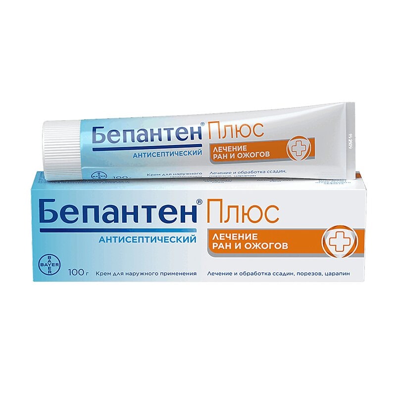 Бепантен Плюс 5%+0,5% крем для наружного применения 100 г
