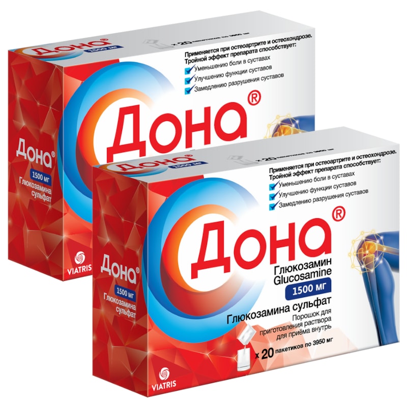 Набор 2X Дона 1500 мг порошок для приготовления раствора 20 шт