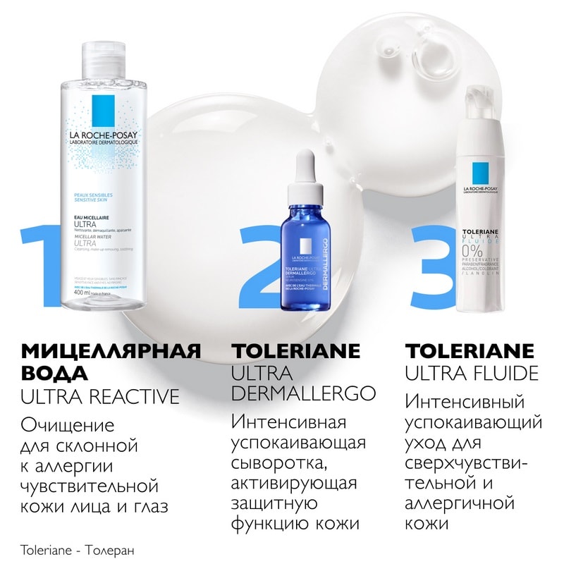 La Roche-Posay Вода мицеллярная ультра д/чувствительной кожи 400 мл