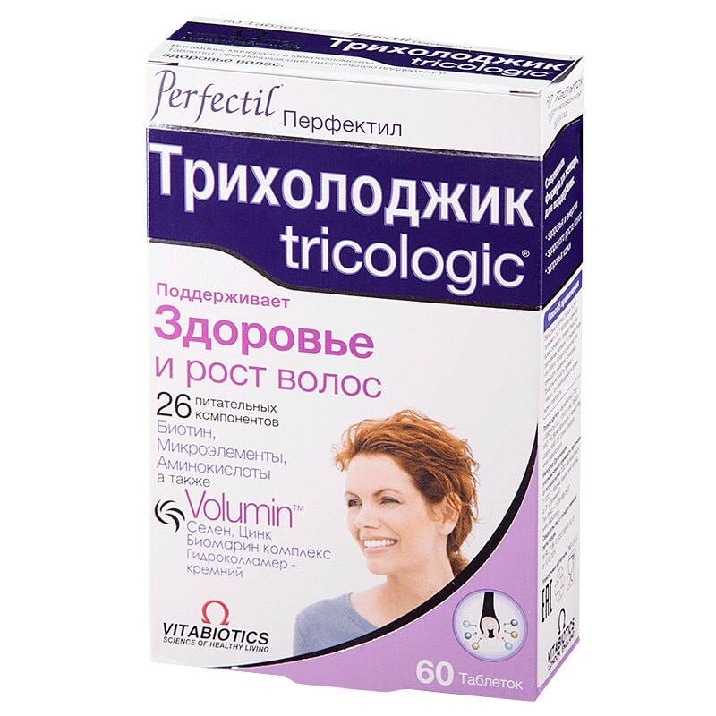 Перфектил Трихолоджик таблетки 60 шт