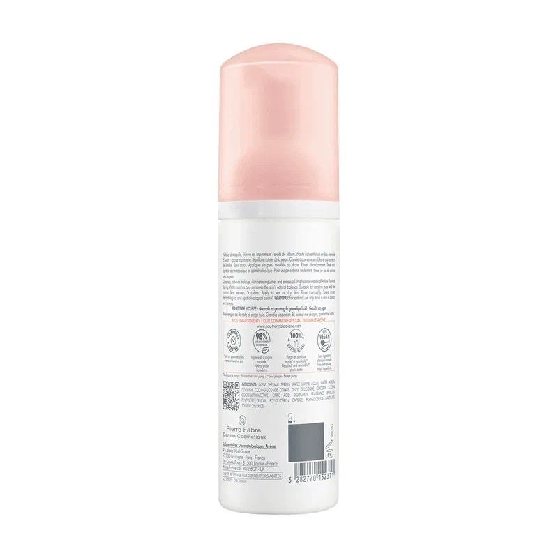 Avene Пенка очищающая для лица и области вокруг глаз 150 мл