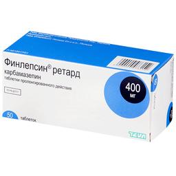 Финлепсин ретард таблетки 400мг N50