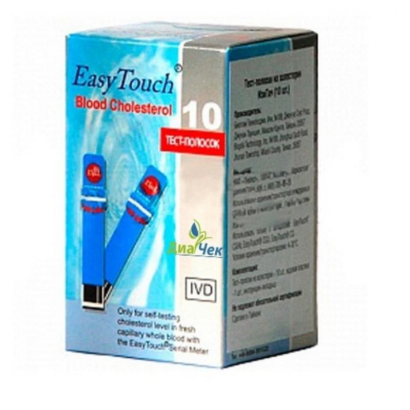 Easy Touch Холестерин тест-полоска 10 шт