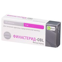 Финастерид-OBL таблетки 5мг 30 шт