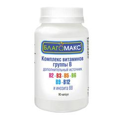 Благомакс Комплекс витаминов группы B капсулы 90 шт