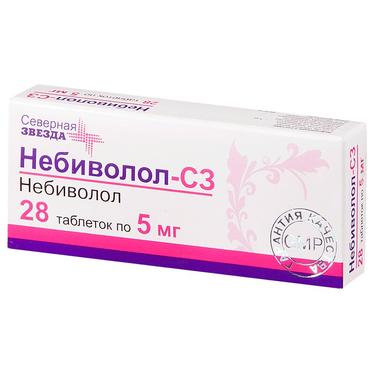 Небиволол-СЗ таблетки 5 мг 28 шт