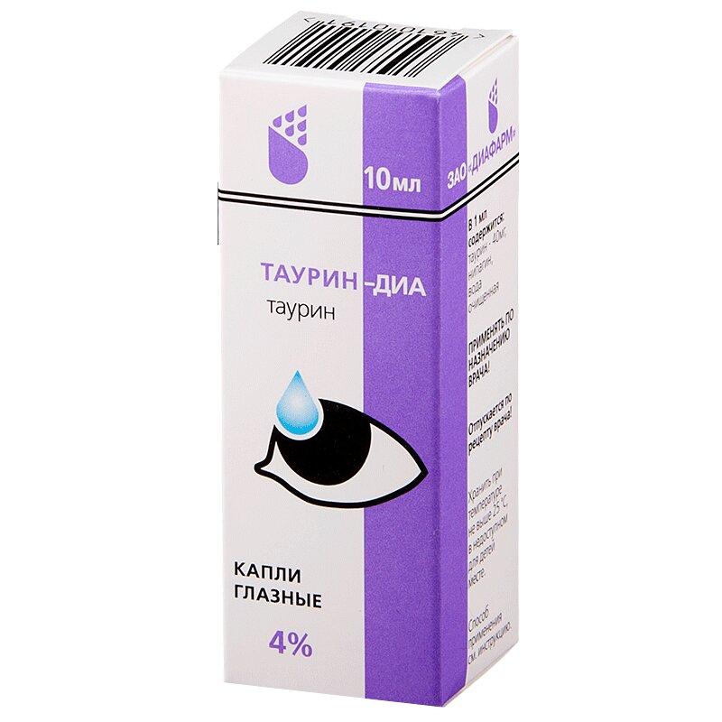 Таурин-DIA капли 4% фл 10 мл 1 шт