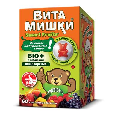 ВитаМишки Био+пребиотики пастилки жевательные №60