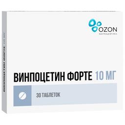 Винпоцетин форте таблетки 10мг 30 шт