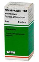 Винкристин-Тева раствор 1 мг/ мл фл.2 мл 1 шт