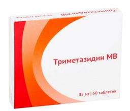 Триметазидин МВ таблетки 35мг 60 шт