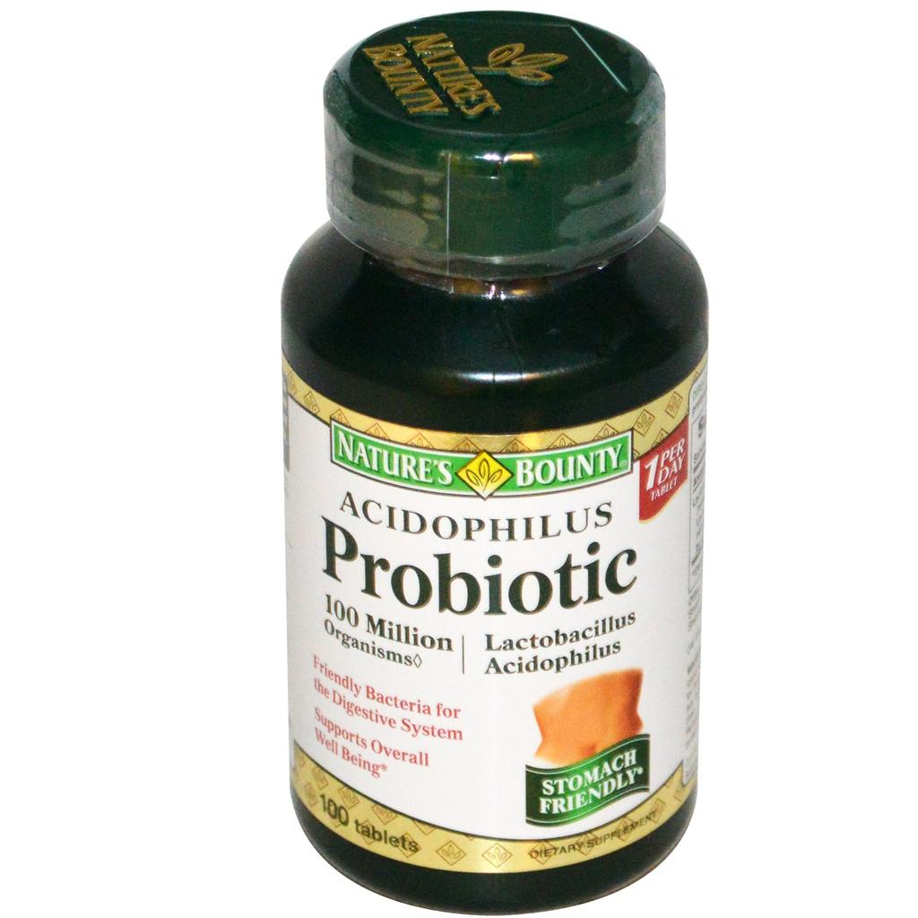 Natures Bounty Ацидофилус Пробиотик капсулы 476 мг 100 шт