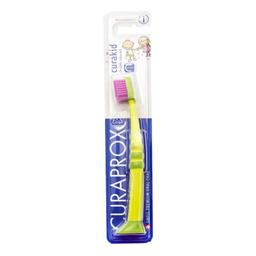 Курапрокс Зубная щетка Куракид гумированная ручка для детей