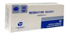 Мемантин Канон таблетки 20 мг 30 шт