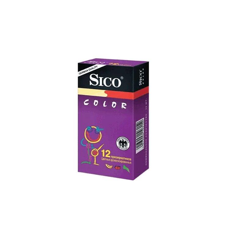Презерватив "Sico" ароматизированные (color) 12 шт