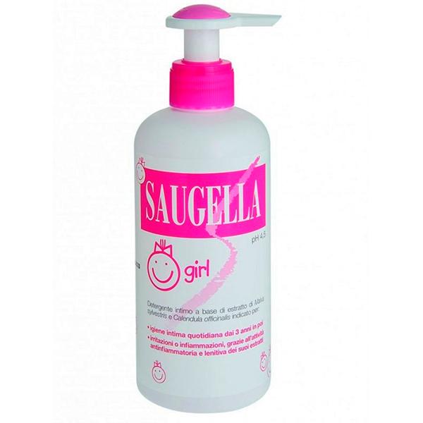 Saugella для девочек гель для интимной гигиены фл.200 мл