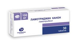 Ламотриджин Канон таблетки 100 мг 30 шт