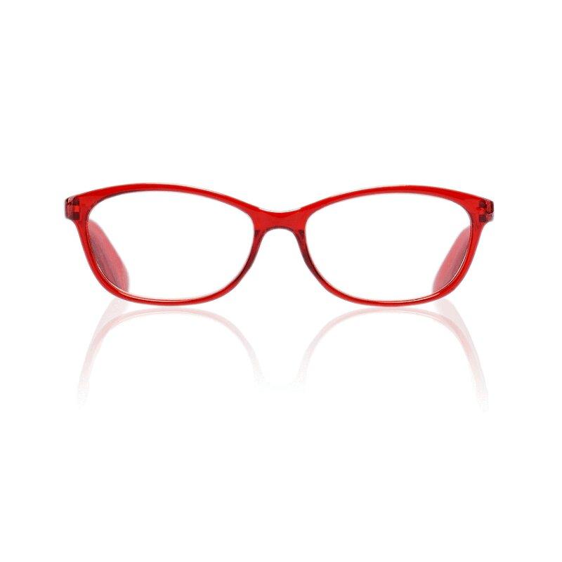 Очки корригирующие Kemner Optics глянцевые пластик для чтения +2,5 красные