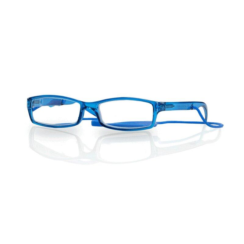 Очки корригирующие Kemner Optics глянцевые пластик со шнуром для чтения +1,0 синие