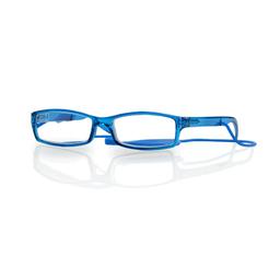 Очки корригирующие Kemner Opticsующие Кемнер Оптикс глянцевые пластик со шнуром для чтения +1,0 синие